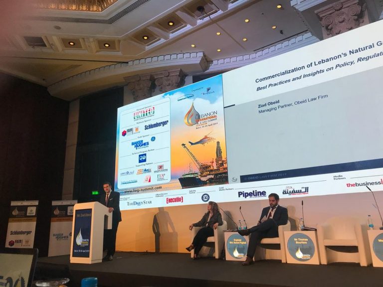 Lebanon Oil and Gas Summit 2019 Obeid & Partners